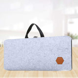 Maxbell Mechanical Keyboard Case Handbag Keyboard Storage Bag for Travel Office Home Gray