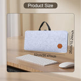 Maxbell Mechanical Keyboard Case Handbag Keyboard Storage Bag for Travel Office Home Gray