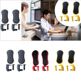 Maxbell 2 Pieces Arm Rest for Desk Gifts Ergonomics Desk Extender for Mouse Home Use Black