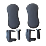 Maxbell 2 Pieces Arm Rest for Desk Gifts Ergonomics Desk Extender for Mouse Home Use Black
