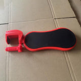 Maxbell 2 Pieces Arm Rest for Desk Gifts Ergonomics Desk Extender for Mouse Home Use Red