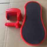 Maxbell 2 Pieces Arm Rest for Desk Gifts Ergonomics Desk Extender for Mouse Home Use Red