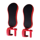 Maxbell 2 Pieces Arm Rest for Desk Gifts Ergonomics Desk Extender for Mouse Home Use Red