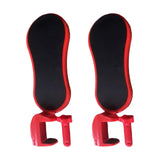 Maxbell 2 Pieces Arm Rest for Desk Gifts Ergonomics Desk Extender for Mouse Home Use Red