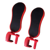 Maxbell 2 Pieces Arm Rest for Desk Gifts Ergonomics Desk Extender for Mouse Home Use Red