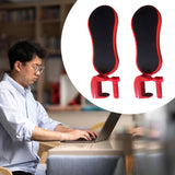 Maxbell 2 Pieces Arm Rest for Desk Gifts Ergonomics Desk Extender for Mouse Home Use Red