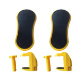 Maxbell 2 Pieces Arm Rest for Desk Gifts Ergonomics Desk Extender for Mouse Home Use Yellow