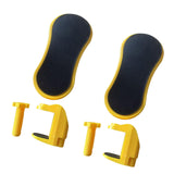 Maxbell 2 Pieces Arm Rest for Desk Gifts Ergonomics Desk Extender for Mouse Home Use Yellow