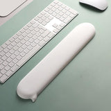 Maxbell Keyboard Wrist Rest Ergonomic Soft Wrist Cushion for Computer Friends White