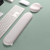 Maxbell Keyboard Wrist Rest Ergonomic Soft Wrist Cushion for Computer Friends White