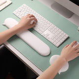 Maxbell Keyboard Wrist Rest Ergonomic Soft Wrist Cushion for Computer Friends White