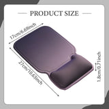 Maxbell Ergonomic Mouse Pad Decor Comfortable with Wrist Rest for Home Laptop Office Purple