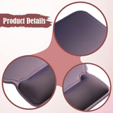 Maxbell Ergonomic Mouse Pad Decor Comfortable with Wrist Rest for Home Laptop Office Purple