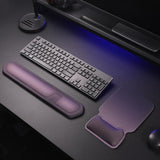 Maxbell Ergonomic Mouse Pad Decor Comfortable with Wrist Rest for Home Laptop Office Purple