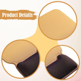 Maxbell Ergonomic Mouse Pad Decor Comfortable with Wrist Rest for Home Laptop Office Yellow