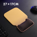 Maxbell Ergonomic Mouse Pad Decor Comfortable with Wrist Rest for Home Laptop Office Yellow