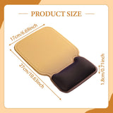 Maxbell Ergonomic Mouse Pad Decor Comfortable with Wrist Rest for Home Laptop Office Yellow