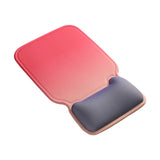 Maxbell Ergonomic Mouse Pad Decor Comfortable with Wrist Rest for Home Laptop Office Red