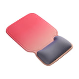 Maxbell Ergonomic Mouse Pad Decor Comfortable with Wrist Rest for Home Laptop Office Red