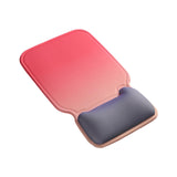 Maxbell Ergonomic Mouse Pad Decor Comfortable with Wrist Rest for Home Laptop Office Red