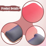 Maxbell Ergonomic Mouse Pad Decor Comfortable with Wrist Rest for Home Laptop Office Red