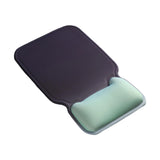 Maxbell Ergonomic Mouse Pad Decor Comfortable with Wrist Rest for Home Laptop Office Blue