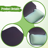 Maxbell Ergonomic Mouse Pad Decor Comfortable with Wrist Rest for Home Laptop Office Blue