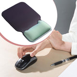 Maxbell Ergonomic Mouse Pad Decor Comfortable with Wrist Rest for Home Laptop Office Blue