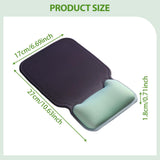 Maxbell Ergonomic Mouse Pad Decor Comfortable with Wrist Rest for Home Laptop Office Blue