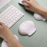 Maxbell Silicone Mouse Wrist Rest Computer Mouse Wrist Support Pad for Gaming Laptop White