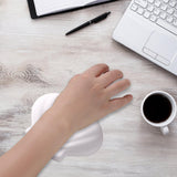 Maxbell Silicone Mouse Wrist Rest Computer Mouse Wrist Support Pad for Gaming Laptop White