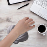 Maxbell Silicone Mouse Wrist Rest Computer Mouse Wrist Support Pad for Gaming Laptop Gray