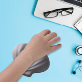 Maxbell Silicone Mouse Wrist Rest Computer Mouse Wrist Support Pad for Gaming Laptop Gray
