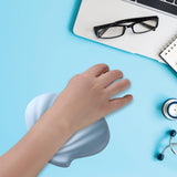 Maxbell Silicone Mouse Wrist Rest Computer Mouse Wrist Support Pad for Gaming Laptop Blue