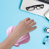 Maxbell Silicone Mouse Wrist Rest Computer Mouse Wrist Support Pad for Gaming Laptop Pink