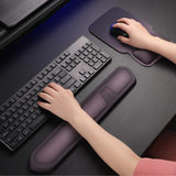 Maxbell Wrist Rest for Mouse Non Slip Wrist Support for Home Writing Brush Men Women Purple