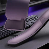 Maxbell Wrist Rest for Mouse Non Slip Wrist Support for Home Writing Brush Men Women Purple