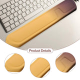 Maxbell Wrist Rest for Mouse Non Slip Wrist Support for Home Writing Brush Men Women Yellow