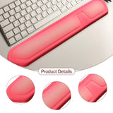 Maxbell Wrist Rest for Mouse Non Slip Wrist Support for Home Writing Brush Men Women Red