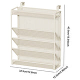 Maxbell Hanging Wall files Organizer Metal Paper Organizer for Home Classroom School