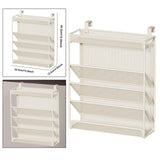 Maxbell Hanging Wall files Organizer Metal Paper Organizer for Home Classroom School