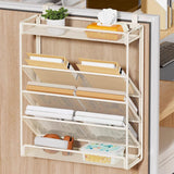 Maxbell Hanging Wall files Organizer Metal Paper Organizer for Home Classroom School