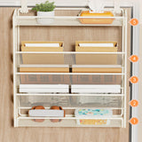 Maxbell Hanging Wall files Organizer Metal Paper Organizer for Home Classroom School