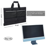 Maxbell Travel Storage Bag Dust Cover for 24inch Desktop Monitor Versatile Accessory