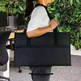 Maxbell Travel Carrying Case 34 inch Screen Computer Professional for Luggage Travel Black