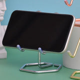 Maxbell Phone Holder Metal Wire Gift Sturdy Cellphone Mount for Travel Bedroom Table Silver