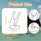 Maxbell Phone Holder Metal Wire Gift Sturdy Cellphone Mount for Travel Bedroom Table Silver