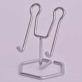 Maxbell Phone Holder Metal Wire Gift Sturdy Cellphone Mount for Travel Bedroom Table Silver