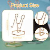 Maxbell Phone Holder Metal Wire Gift Sturdy Cellphone Mount for Travel Bedroom Table Gold