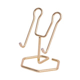 Maxbell Phone Holder Metal Wire Gift Sturdy Cellphone Mount for Travel Bedroom Table Gold